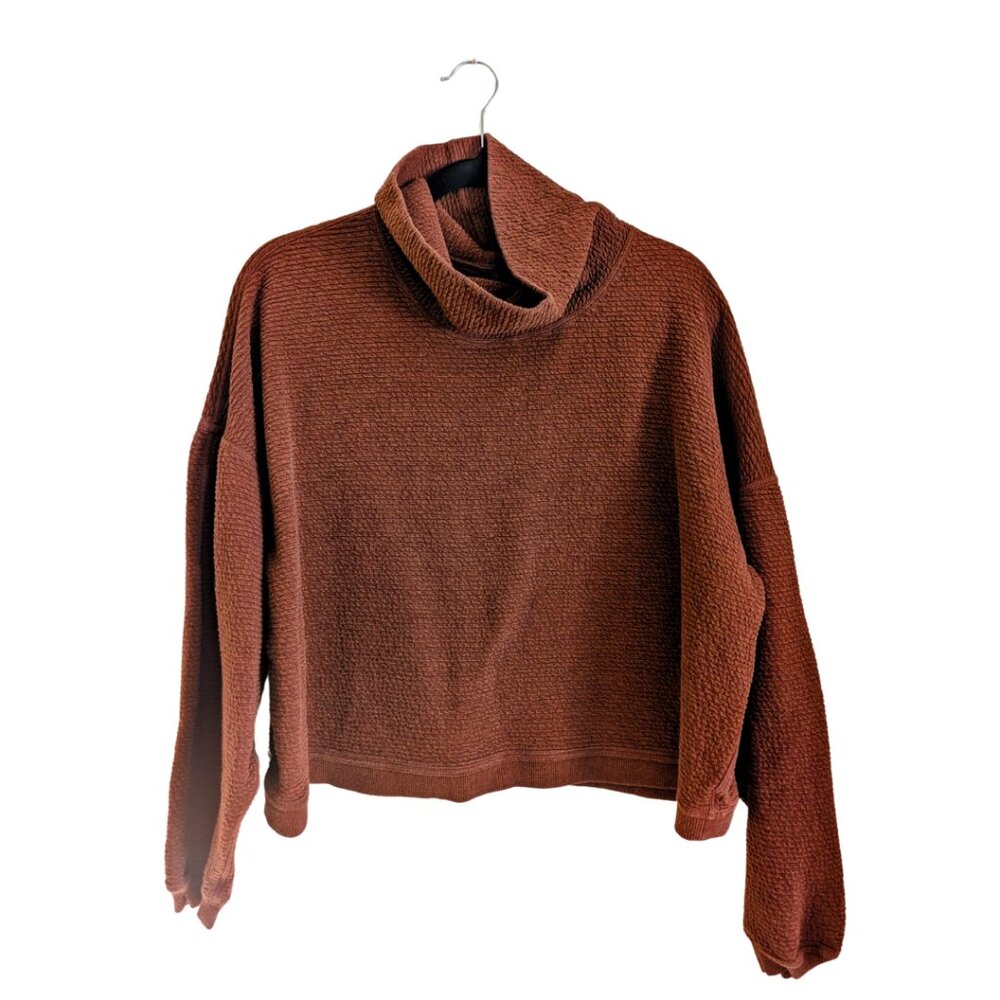 lululemon Peaceful Moments Pullover Size 6 Cotton Blend Oversized Fit